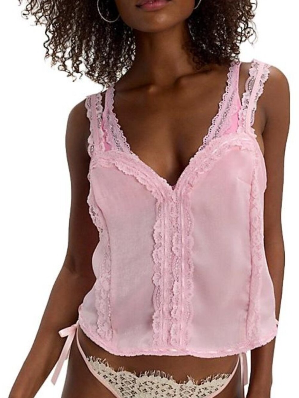 Free People NWOT Tell Me More Cami sz XL in Light Pink